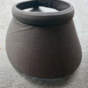 Classic Black Visor Hat